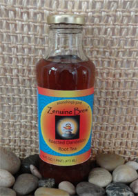 dandelion tea bottle